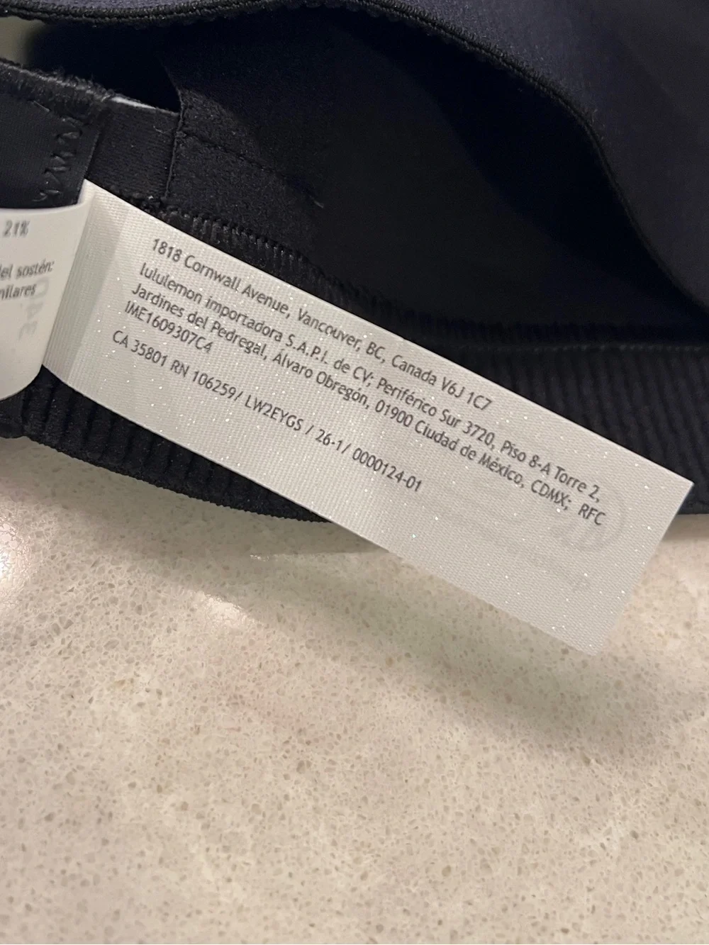 Lululemon NEW Levitation Sports Bra High Support, B–DD Cups Black